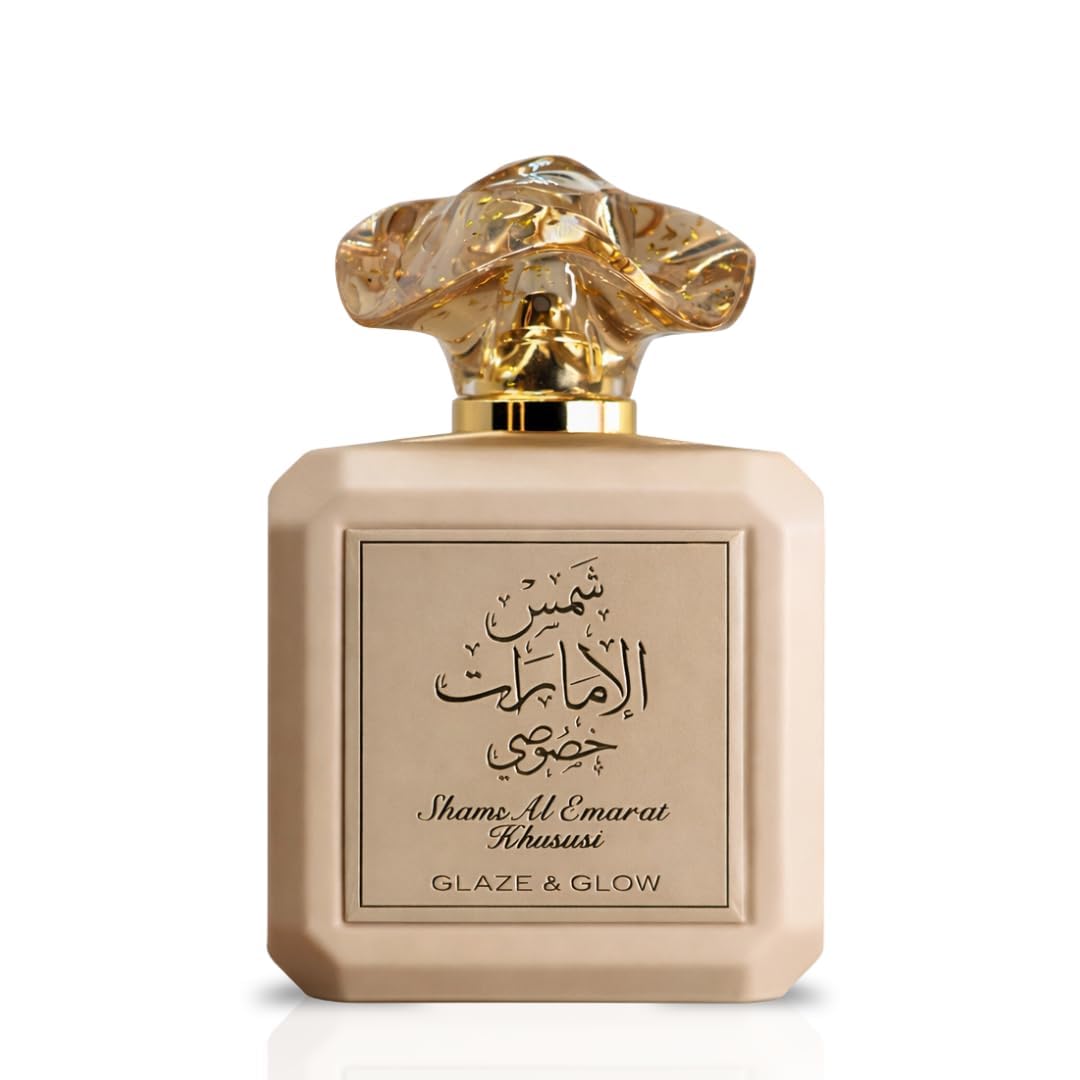 Ard Al Zaafaran Shams Al Emarat Glaze & Glow bottle front, premium everyday luxury