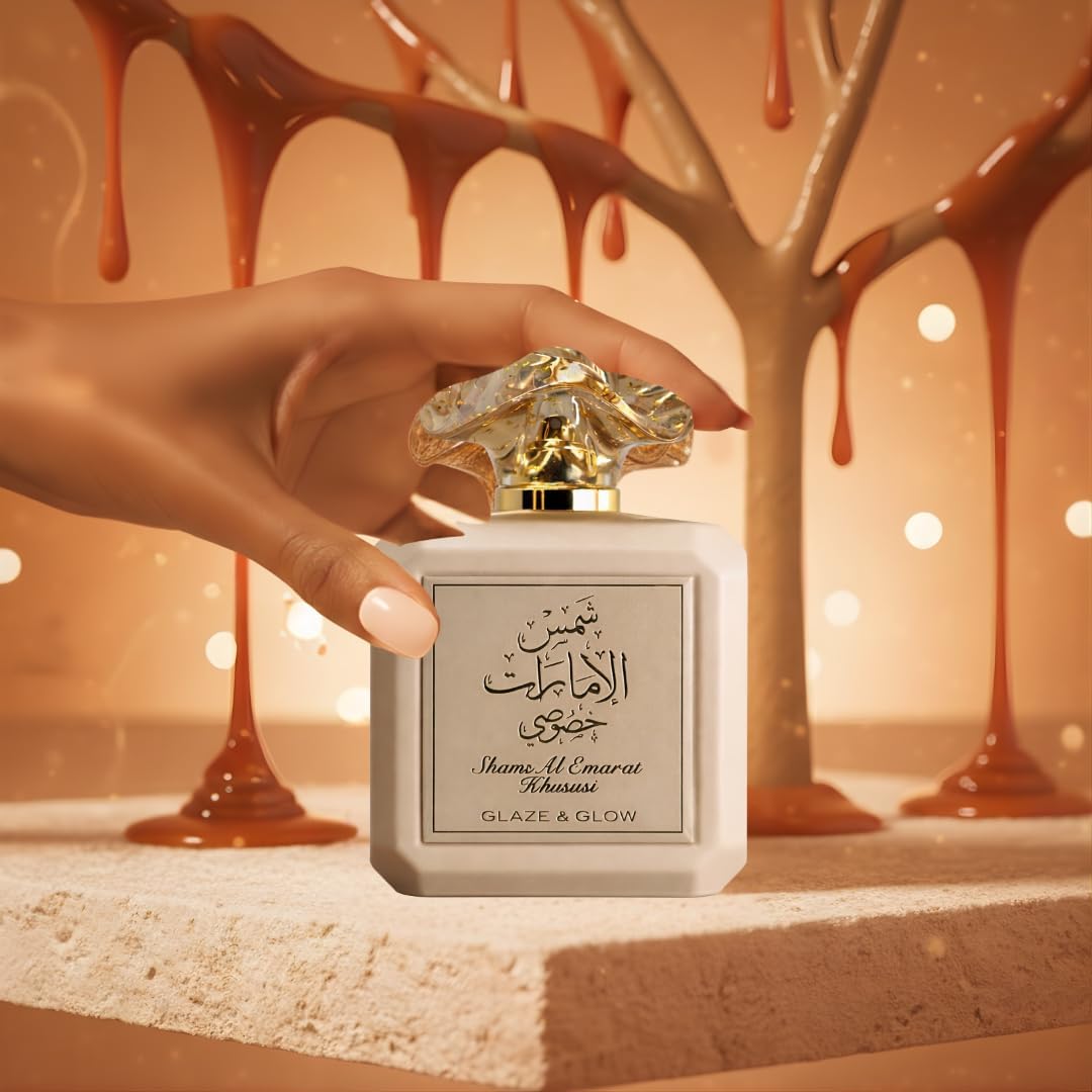 Shams Al Emarat Glaze & Glow gift set displayed for gifting