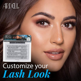 Ardell 100% human hair handcrafted lashes blend with natural lashes for a seamless look.