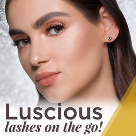 Ardell 105S lashes closeup shows lightweight, natural fibers for daily wear.