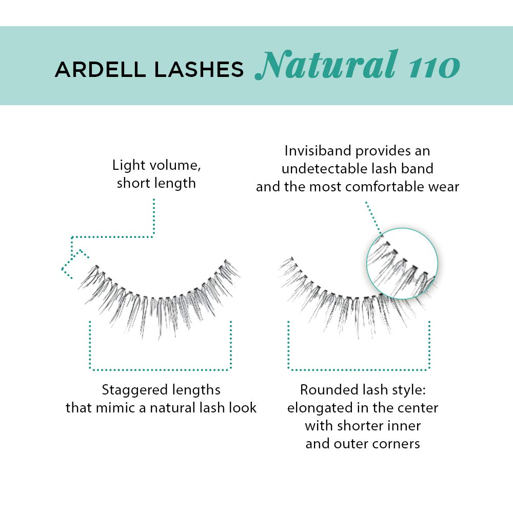 Ardell 110 Black waterproof lashes stay on through occasions