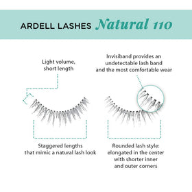 Ardell 110 Black waterproof lashes stay on through occasions