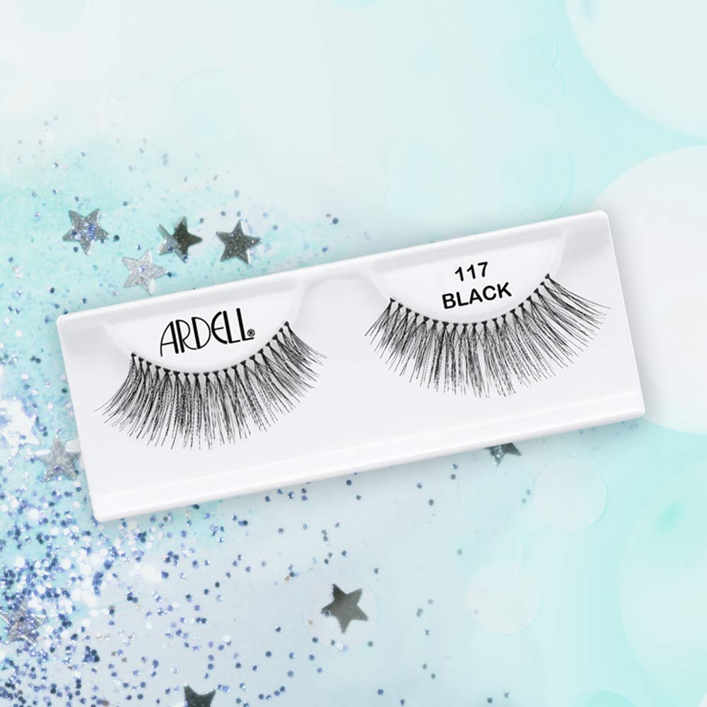 Ardell 117 long-wear false lashes stay put from morning to night.