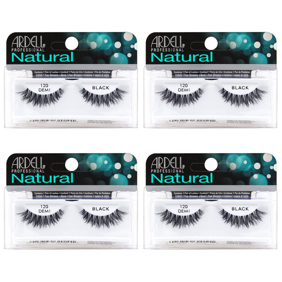 Ardell 120 Black strip lashes for a natural daily enhancement.