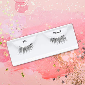 Ardell Accent Half Lashes 301 come in a convenient 4-pack for versatile looks.