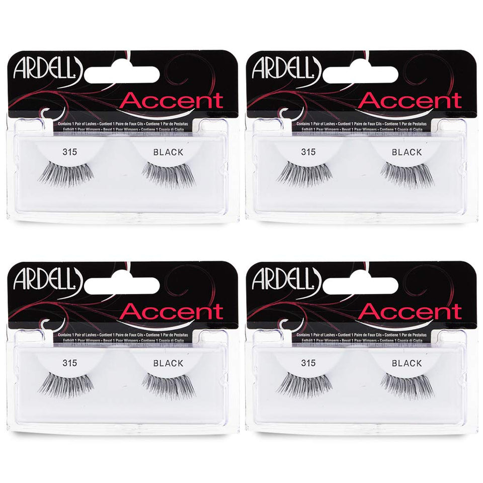 Ardell Accent Lashes 315 inner eye close-up for natural daily enhancement.