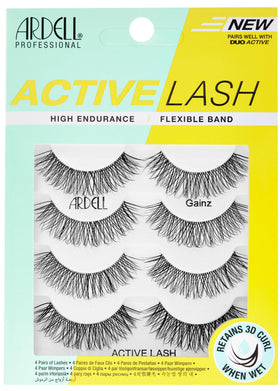 Ardell Active Gainz Lashes close-up of crisscross fibers for bold daily definition.