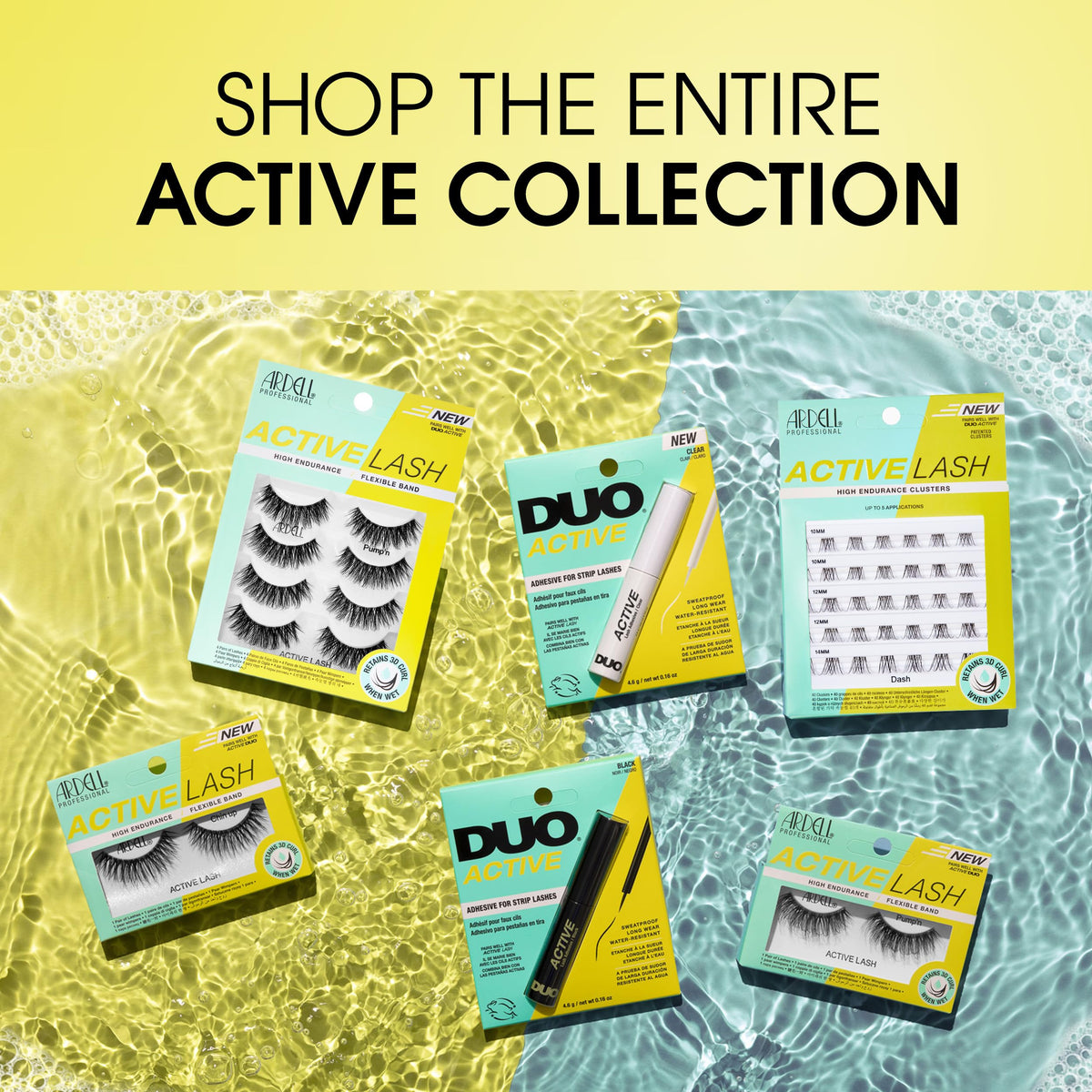 Ardell Active Lash Clusters Dash easy lash-on-lash application for beginners