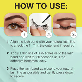 Ardell Active Lash Pump'n lightweight fit offers all-day comfort.