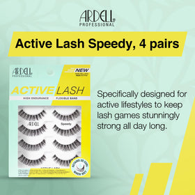 Ardell Active Lash Speedy 3D curl provides defined lift that lasts.