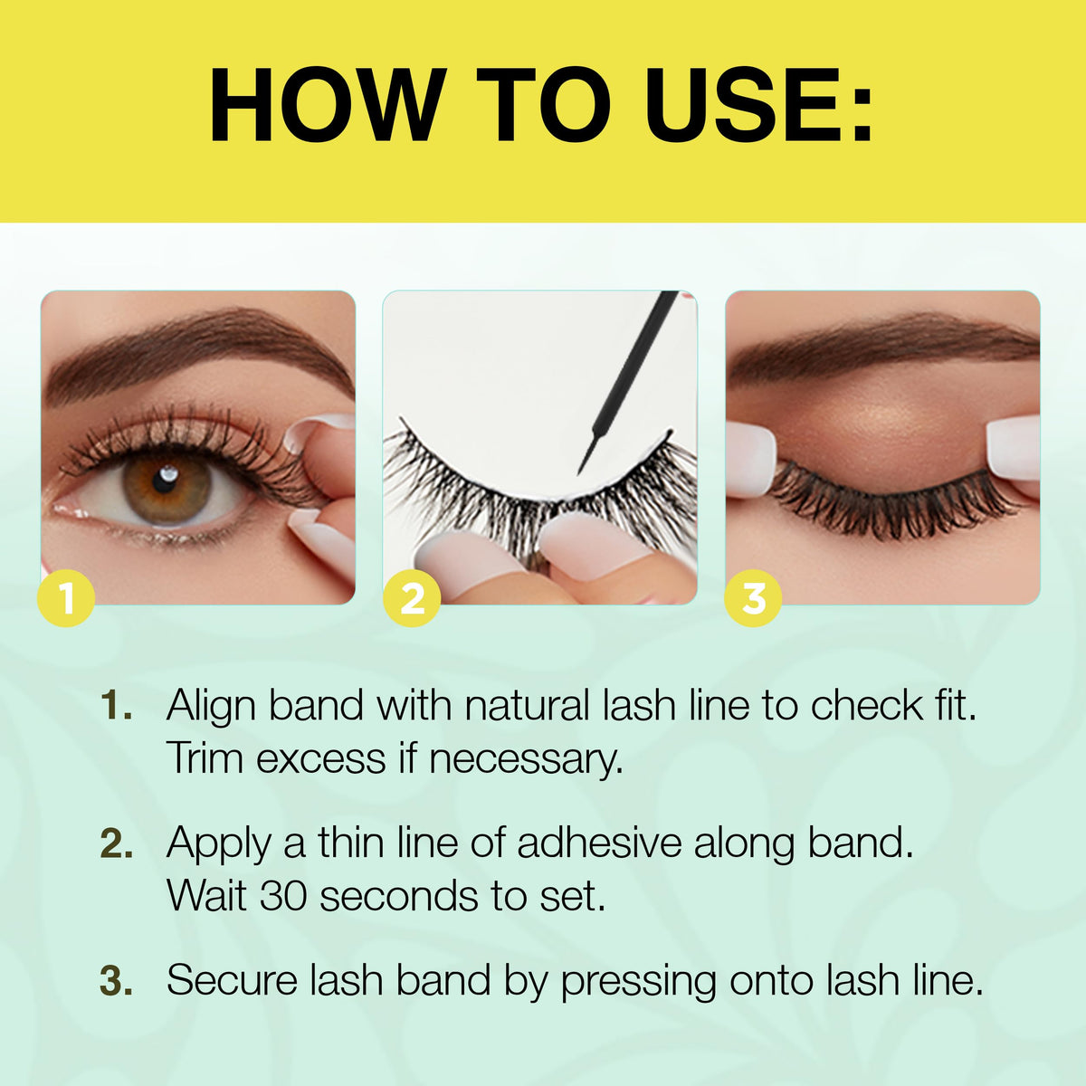 Ardell Active Lash Speedy natural flare elongates eyes for casual looks.