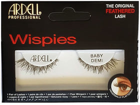 Ardell Baby Demi Wispies close-up shows natural, lightweight lash band