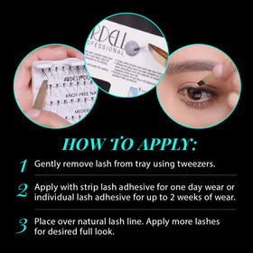 Ardell customizable lash trio kit for varied lash intensity.