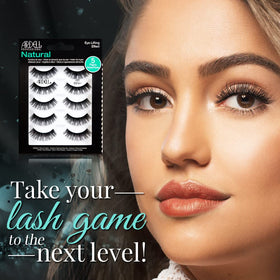 Ardell Demi Wispies 101 closeup highlights wispy length and fullness.