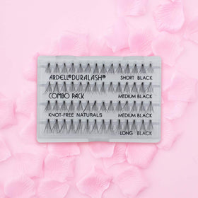 Ardell four-pack lashes are reusable with proper care and cleaning.