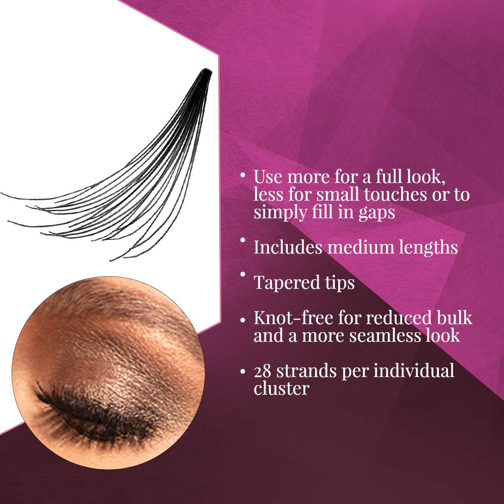 Ardell easy-apply DIY lash clusters simplify layering for a custom look