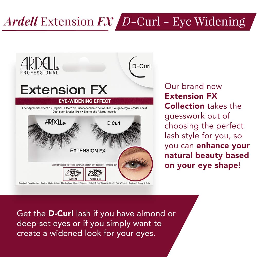 Ardell Extension FX D Curl lashes are cruelty-free and made in the USA for ethical beauty.