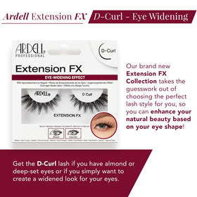 Ardell Extension FX D Curl lashes are cruelty-free and made in the USA for ethical beauty.