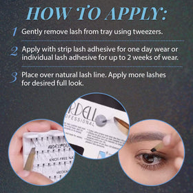 Ardell reusable falsies offer value with multiple uses and gentle care.
