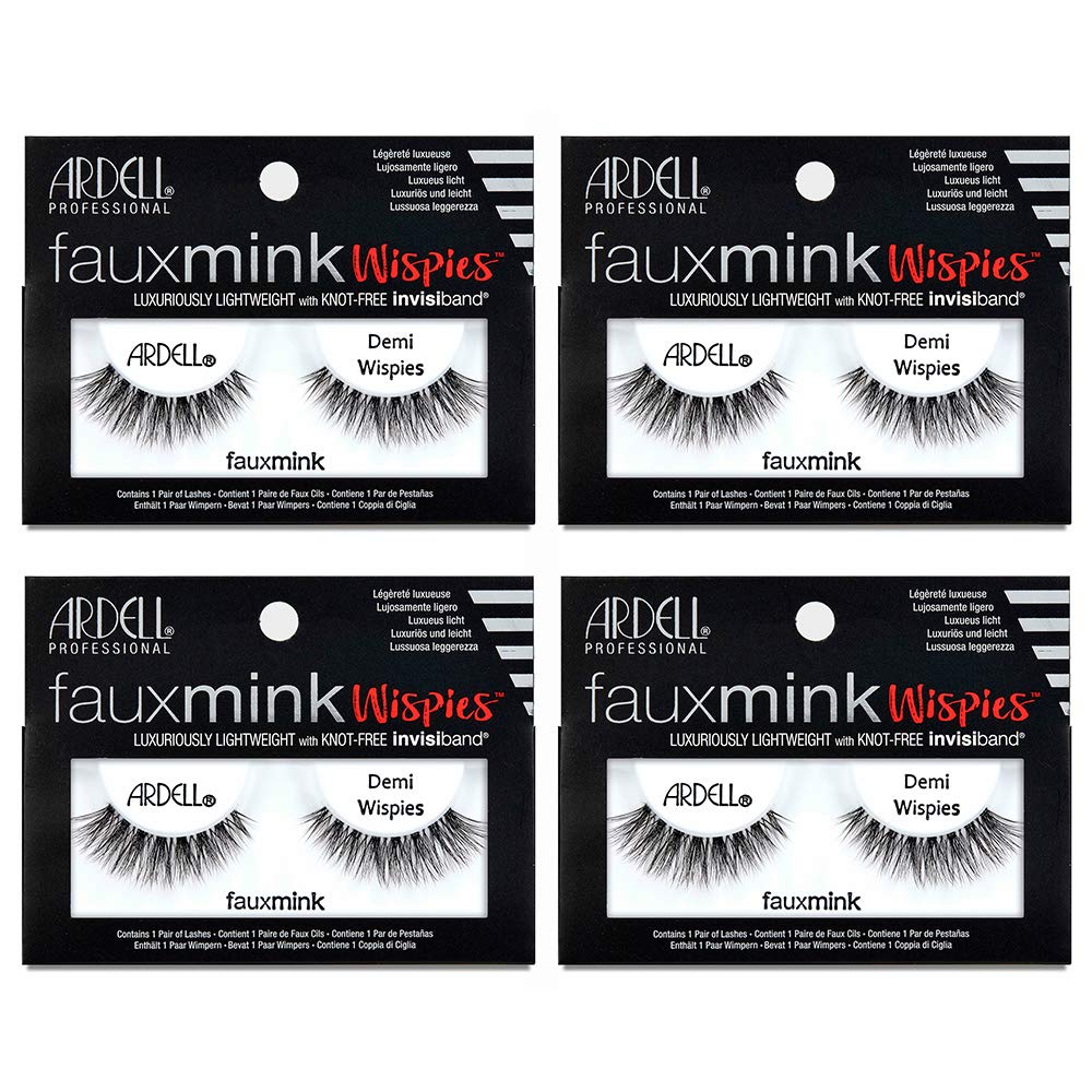 Ardell Faux Mink Demi Wispies criss-cross lashes for natural wispy drama