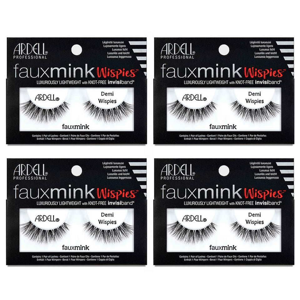 Ardell Faux Mink Demi Wispies criss-cross lashes for natural wispy drama
