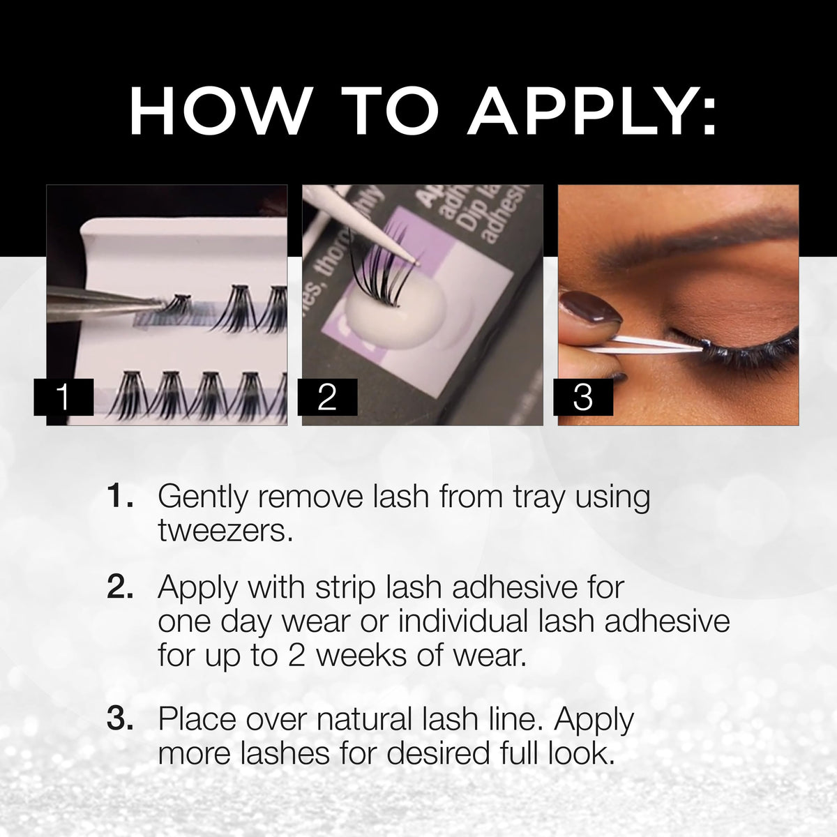 Ardell Faux Mink DIY Lash Clusters – four-pack storage allows reuse with care