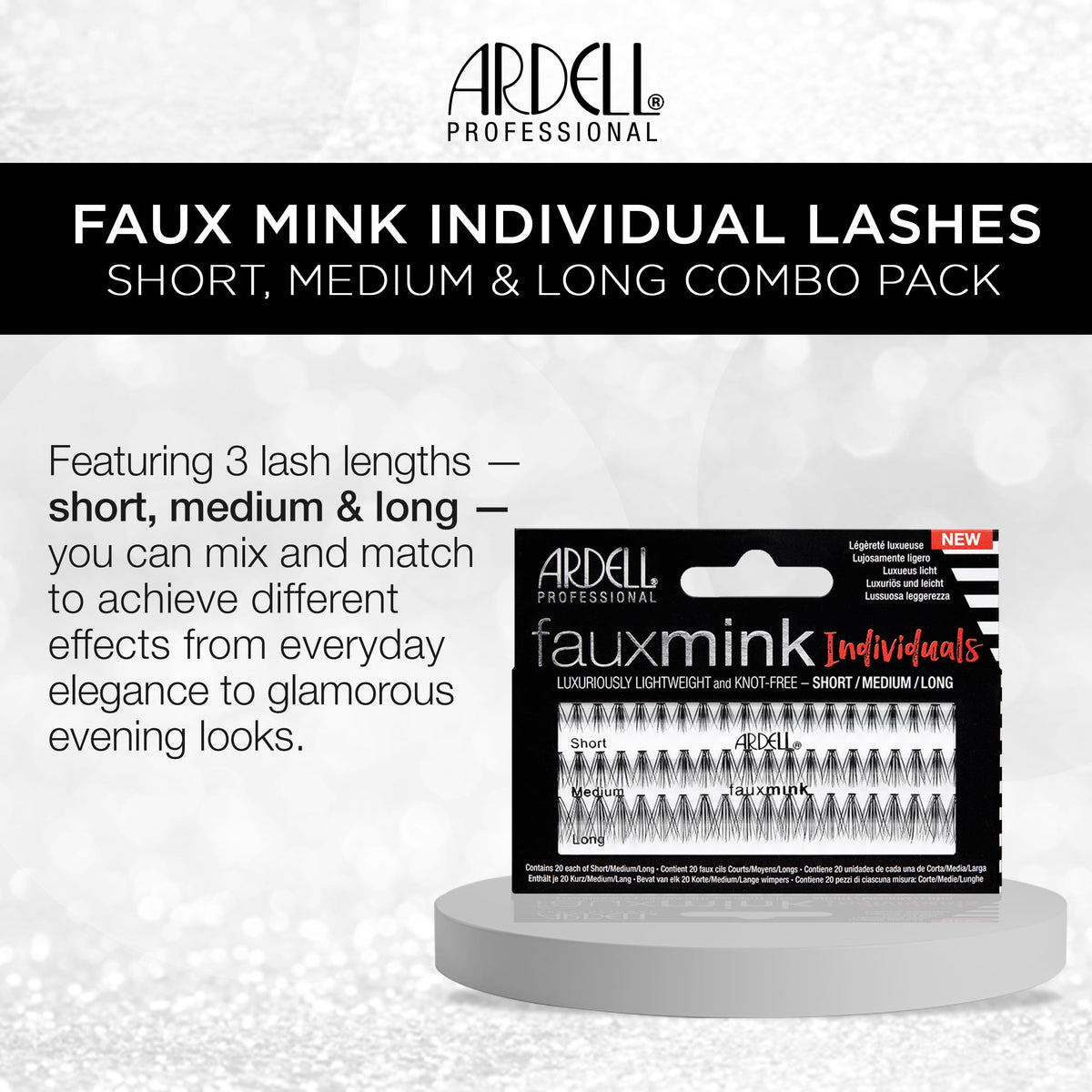 Ardell Faux Mink DIY Lash Clusters – knot-free fibers for a natural blend