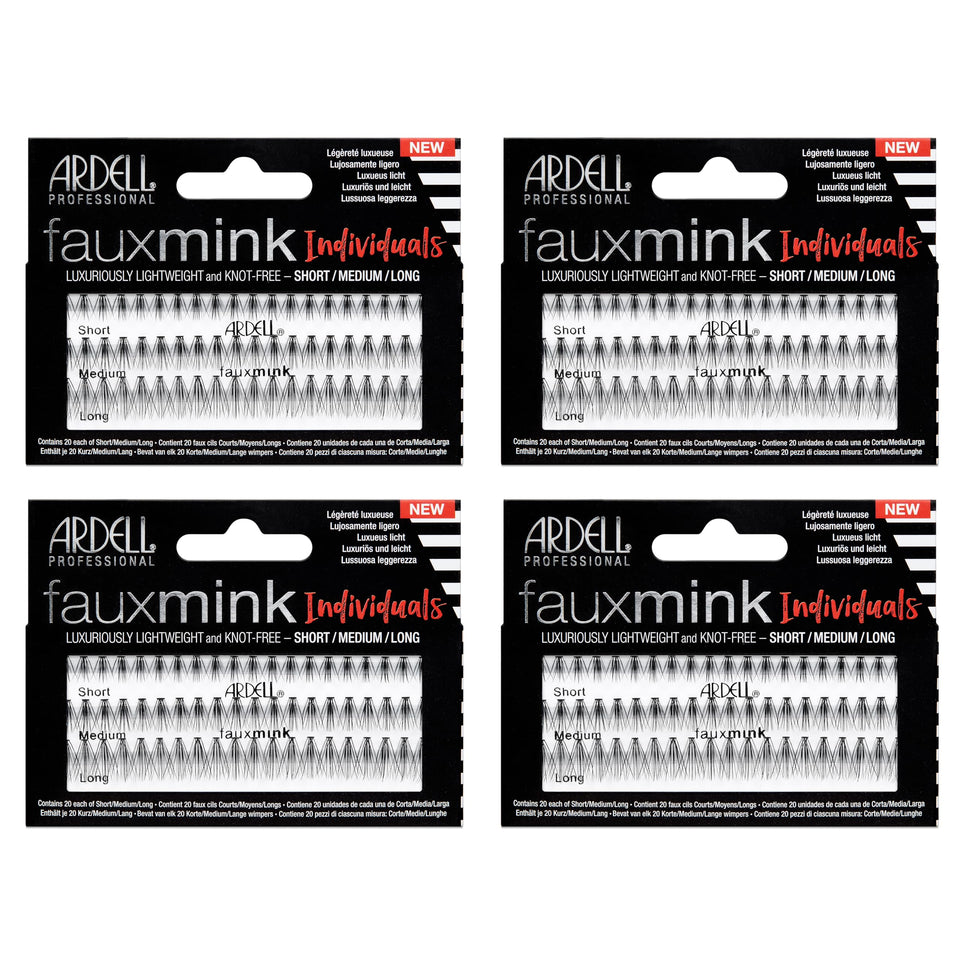 Ardell Faux Mink DIY Lash Clusters – short medium long pack enables versatile looks