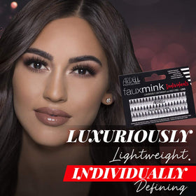 Ardell Faux Mink long black lash clusters add lush, weightless volume