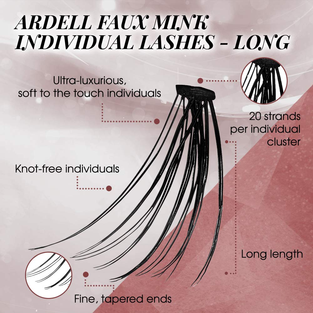 Premium ultra-soft strands of Ardell faux mink individual lashes