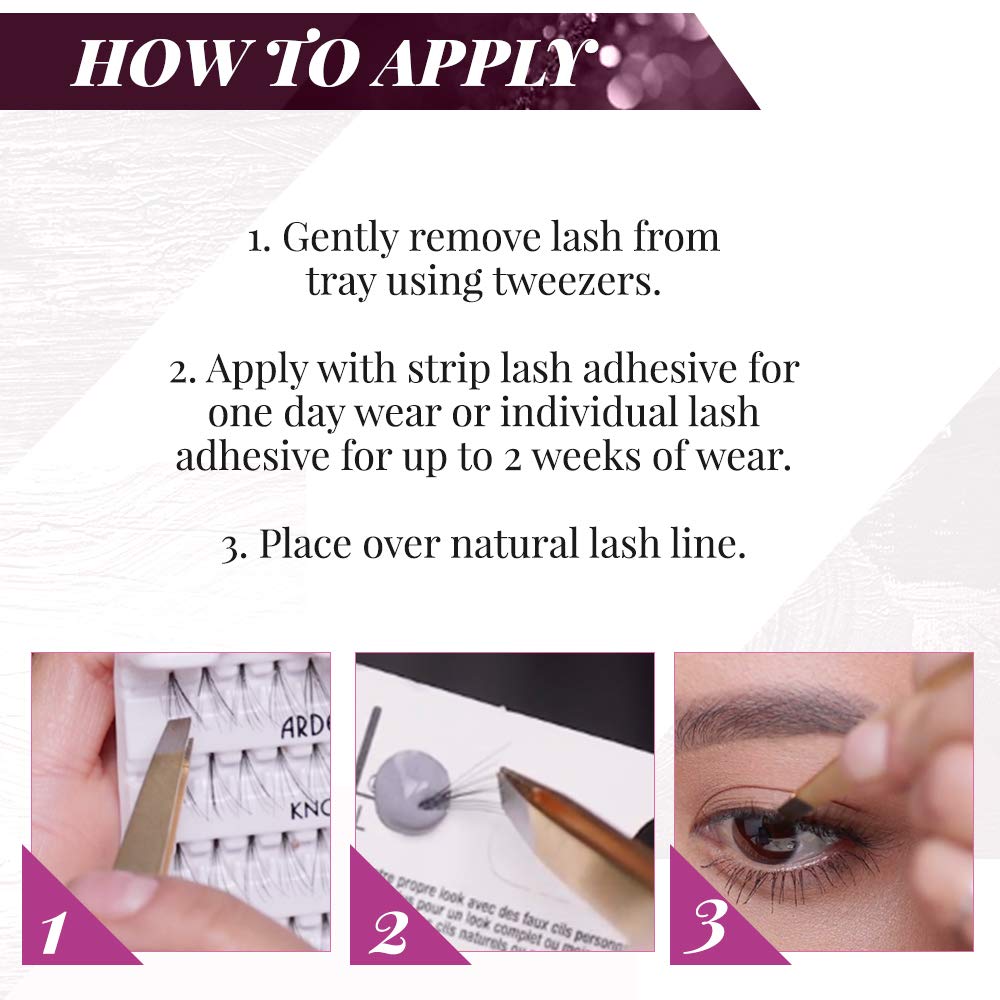 Ardell Four-Pack economical pro-approved lashes close-up highlight value and reuse potential