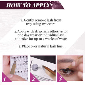 Ardell Four-Pack economical pro-approved lashes close-up highlight value and reuse potential