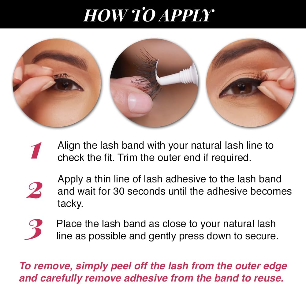Ardell Lash Accent 318 close-up showing lightweight outer corner lash design.