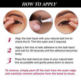 Ardell Lash Accent 318 close-up showing lightweight outer corner lash design.