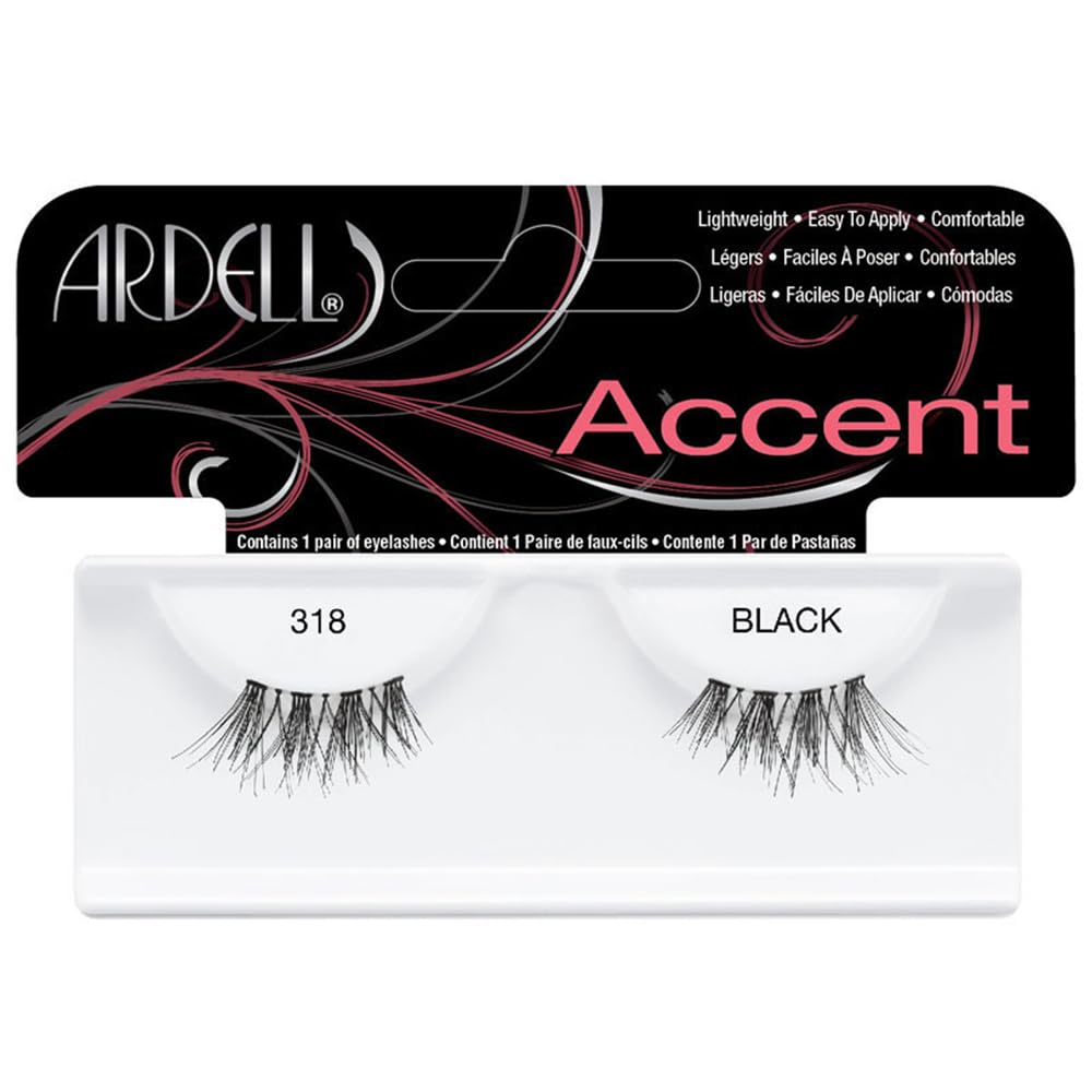 Ardell Lash Accent 318 outer corner lashes for natural definition and subtle glamour.