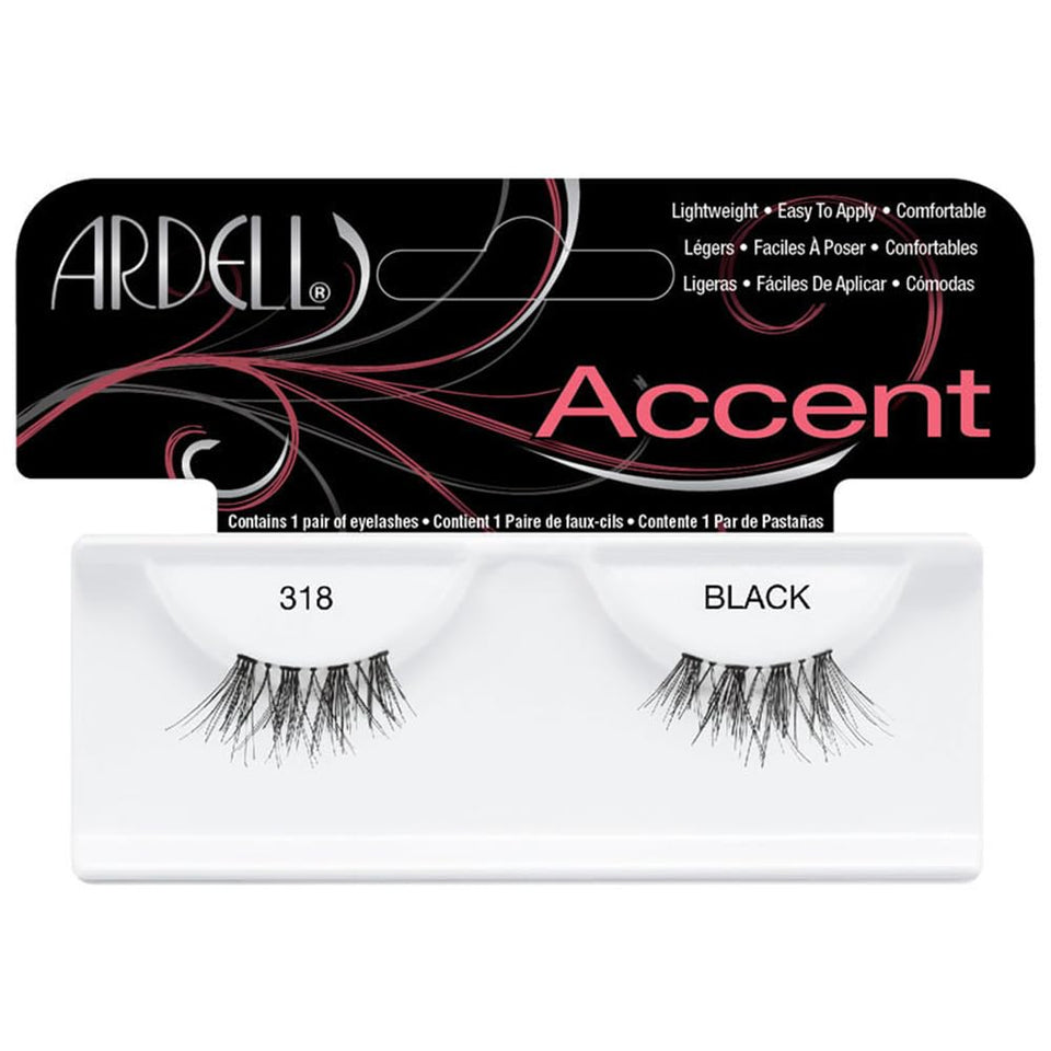 Ardell Lash Accent 318 outer corner lashes for natural definition and subtle glamour.