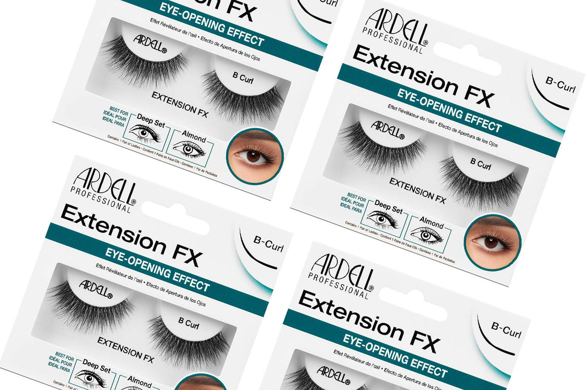 Ardell Lash Extension FX B Curl strips provide a quick glam upgrade for any look.