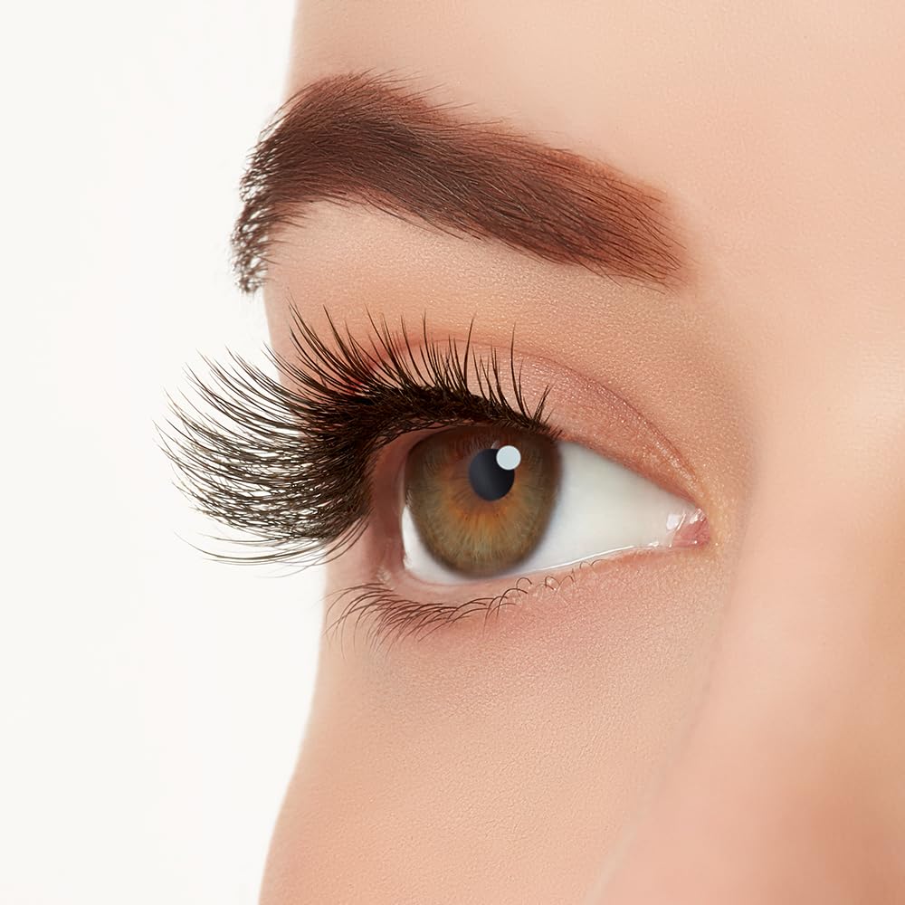 Ardell Light As Air 523 lashes highlighting eye edges and shape