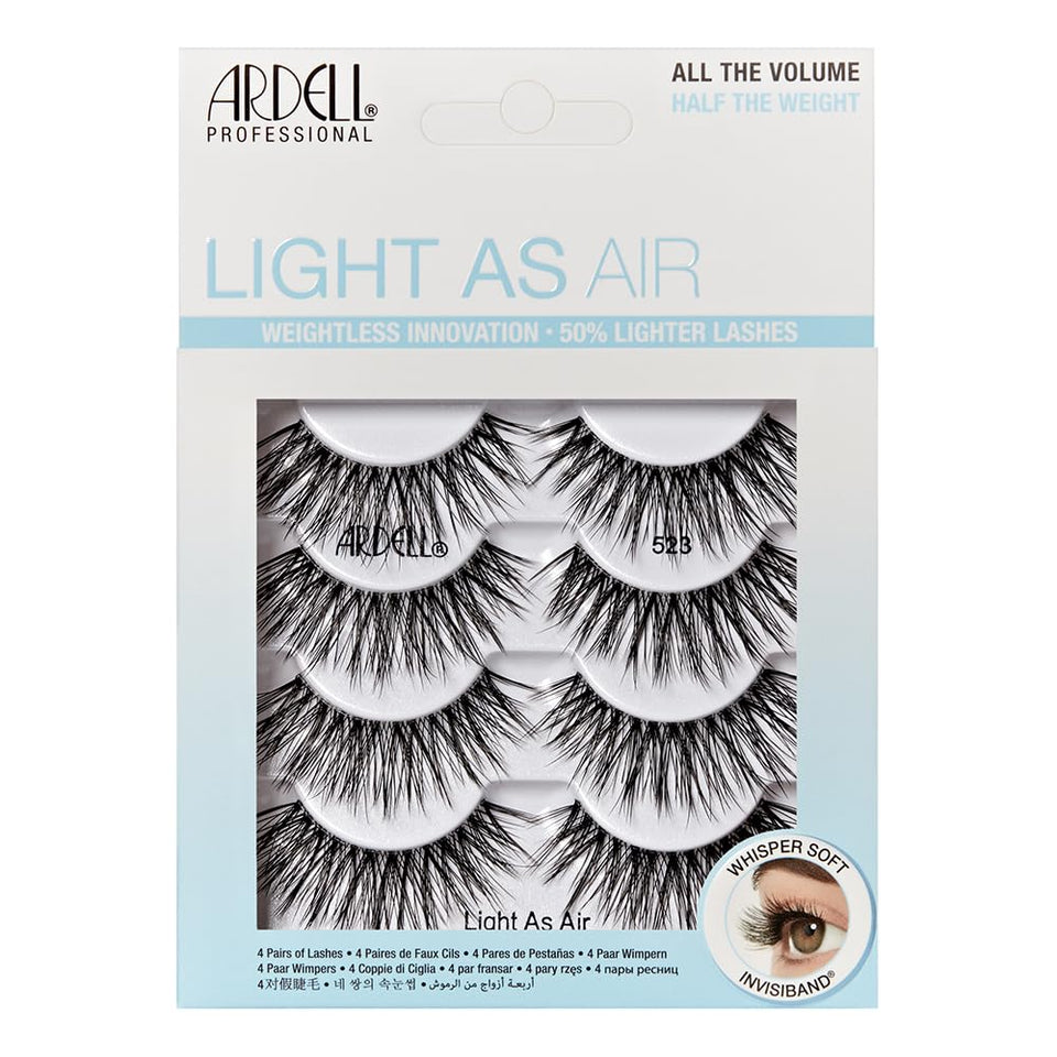 Ardell Light As Air 523 lashes with full volume for a dramatic look