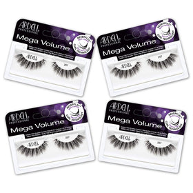 Ardell Mega Volume Lash 257 bundle closeup for bold drama.