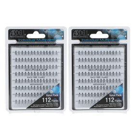 Ardell knot-free individuals lashes in medium black for a natural, customizable lash line.