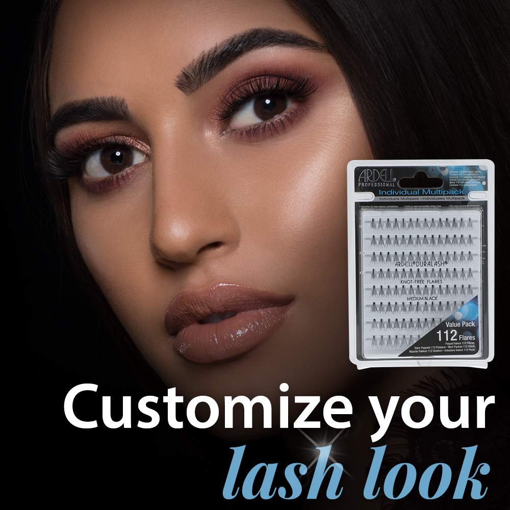 Ardell multipack false eyelashes stay long-wearing and easy to remove.