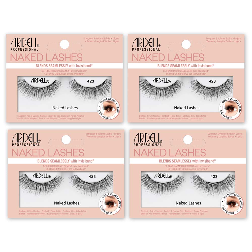 Ardell Naked 423 Invisiband pack close-up showing natural look.