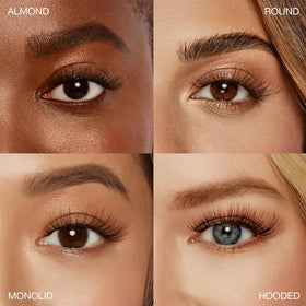 Eye wearing Ardell 422 Invisiband lashes for everyday look