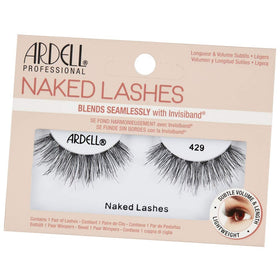 Ardell Naked Lashes 429 rounded lash design for natural, comfortable look.