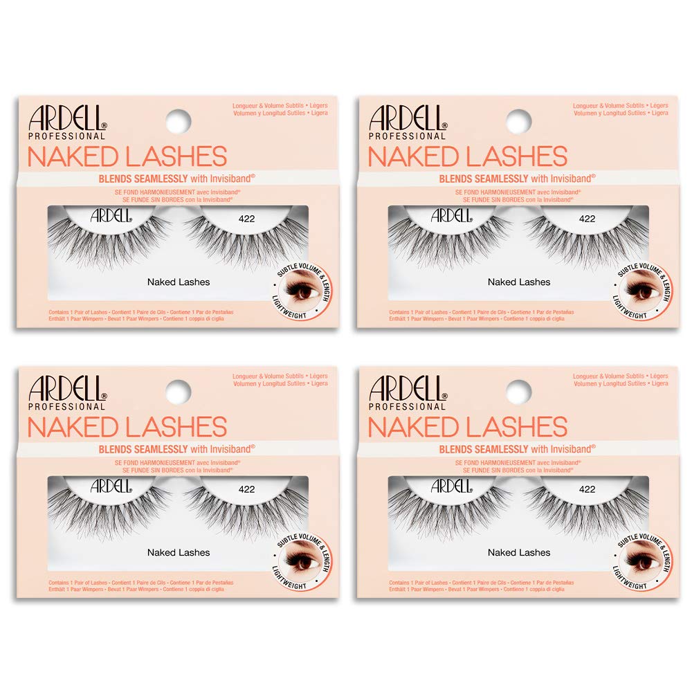 Ardell Naked Natural Lashes 422 pack front for natural enhancement