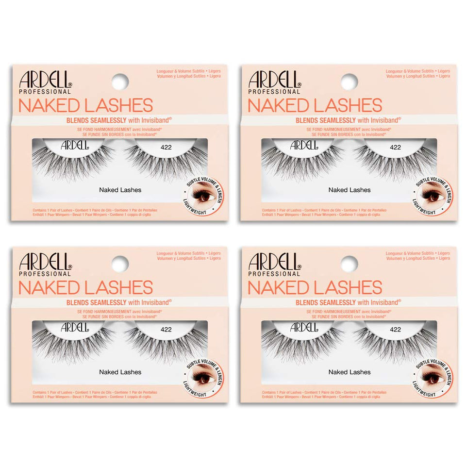 Ardell Naked Natural Lashes 422 pack front for natural enhancement