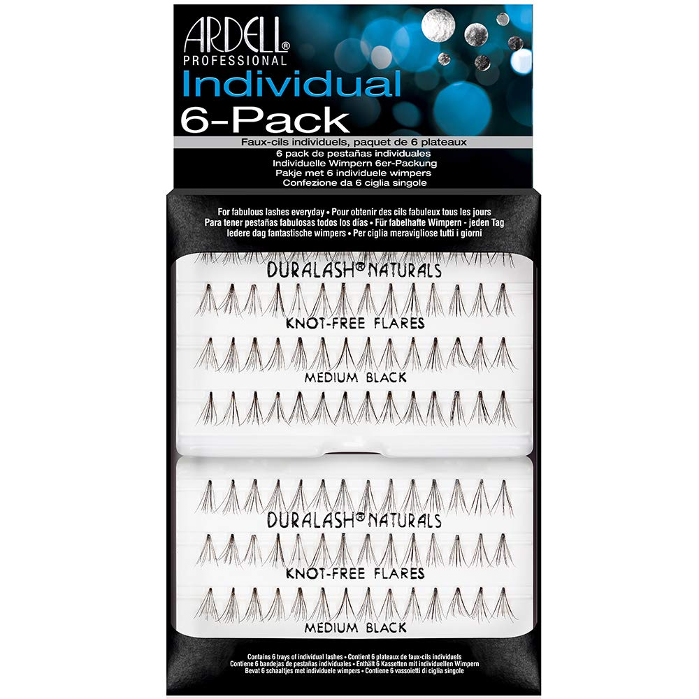 Ardell Natural Lash Clusters knot-free medium black box for easy DIY eyelash extensions