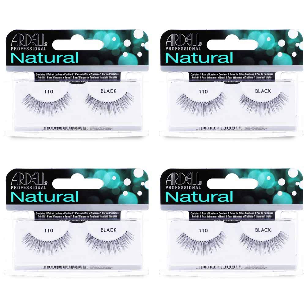 Ardell Natural Lashes 110 Black close-up for daily natural enhancement