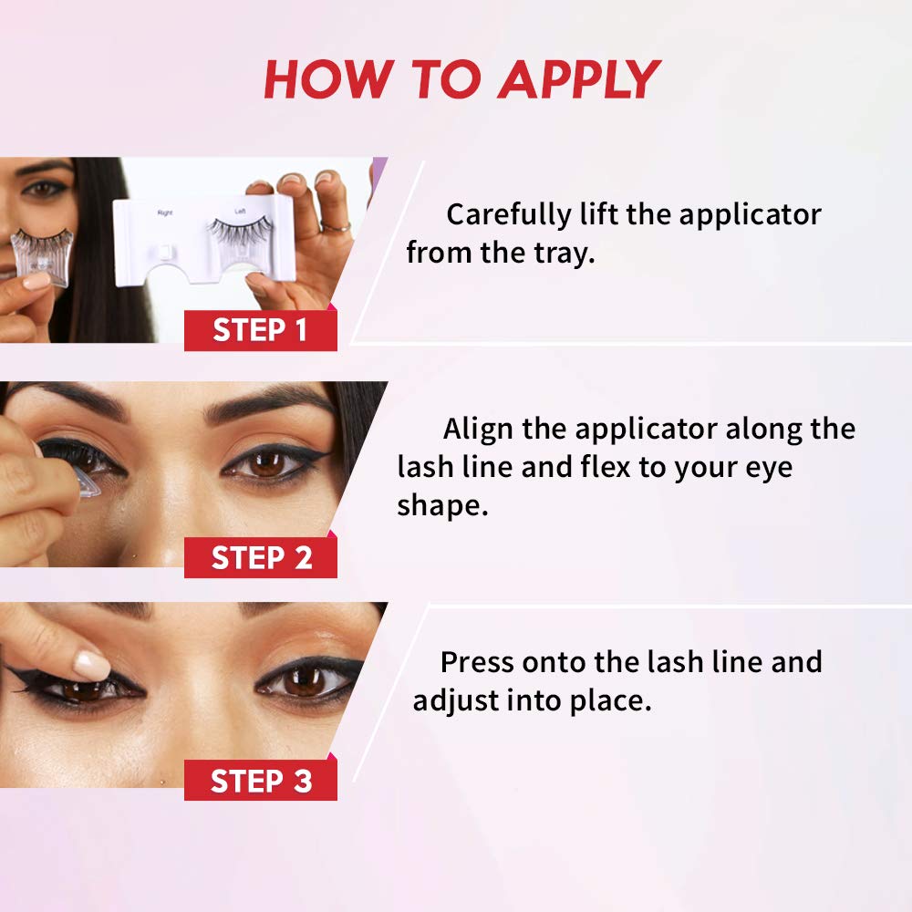 Ardell Press On Wispies rounded lash style provides natural volume